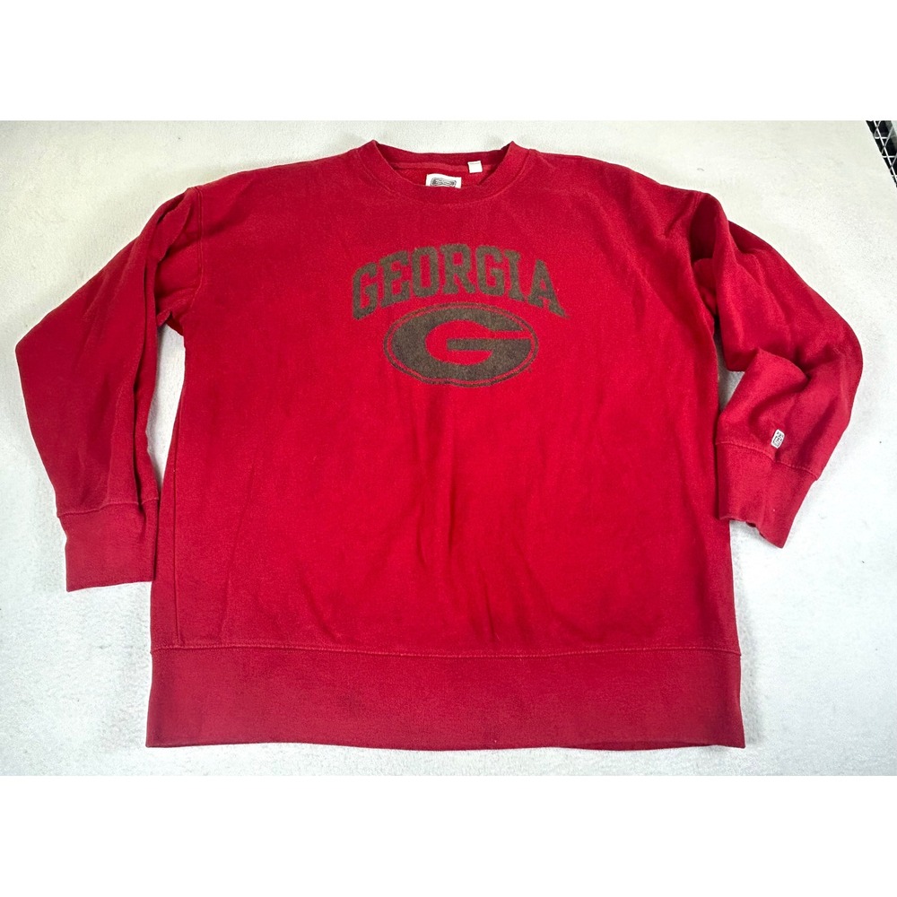Tailgate Georgia Bulldogs Sweatshirt Women Medium Red Gameday